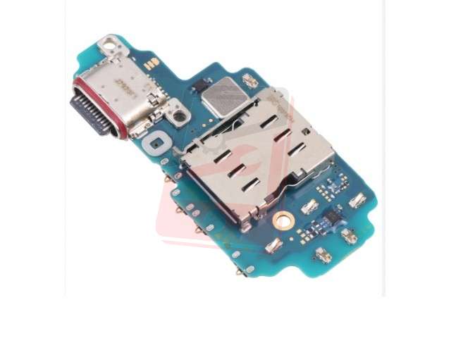 modul cu mufa incarcare microfon si citior sim samsung galaxy s23 ultra sm-s918