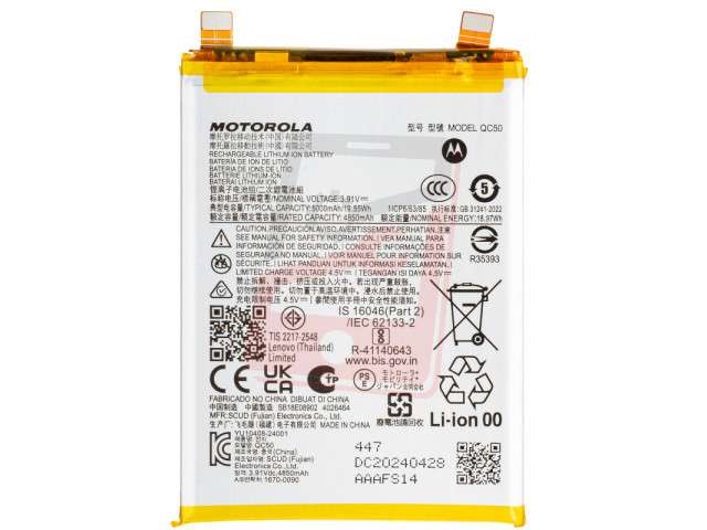 acumulator qc50 motorola edge 50 fusion original swap