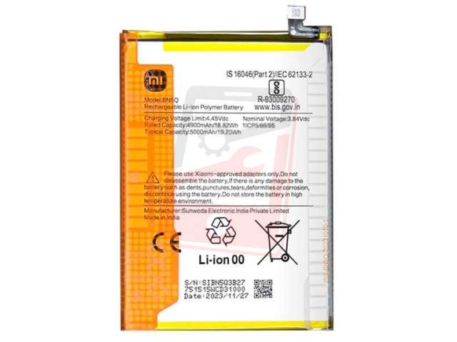 acumulator xiaomi redmi 13c 4g redmi 13c 5g bn5q oem service pack