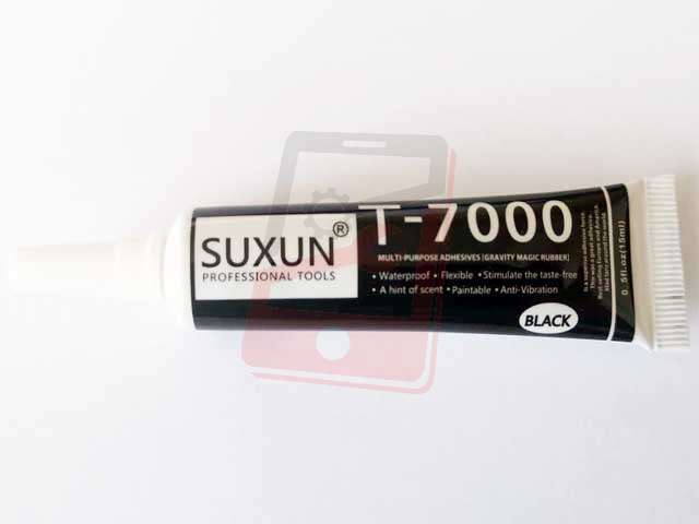 Adeziv gel universal suxun T-7000 negru flacon 15 ml