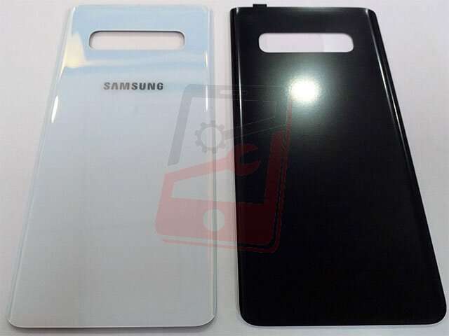 Capac baterie Samsung SM-G973F Galaxy S10 alb DIN STICLA
