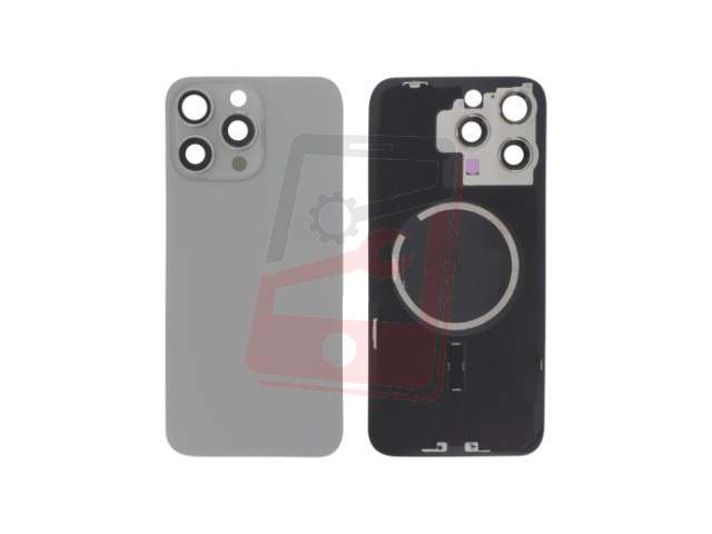 capac sticla spate iphone 15 pro natural titanium a2848 a3101 a3102 a3104