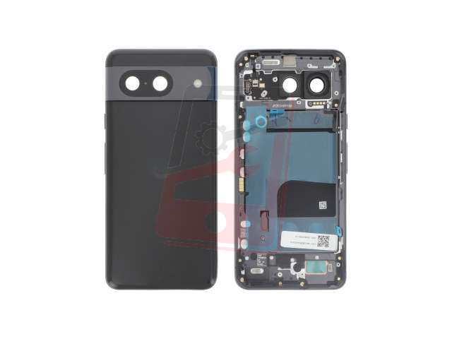 Carcasa Google Pixel 8, Obsidian Black, OEM, G949-00563-01