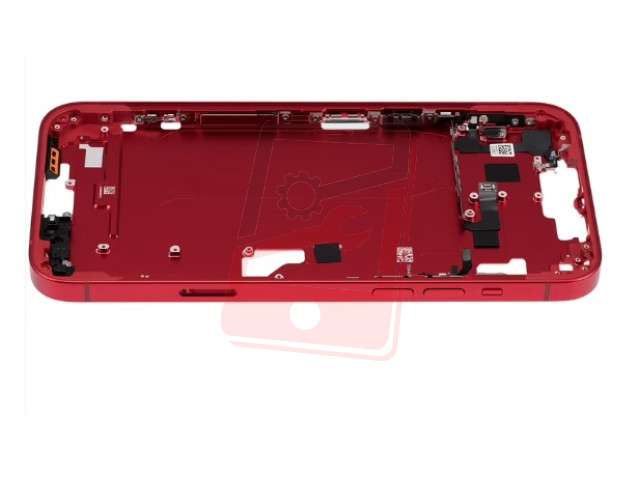 carcasa mijloc iphone 14 plus red midframea swap