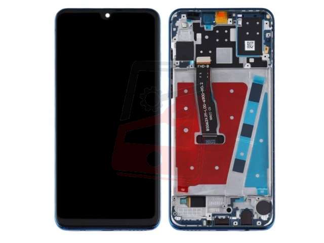 Display cu rama Huawei P30 Lite, MAR-LX1A, MAR-L21A, Blue