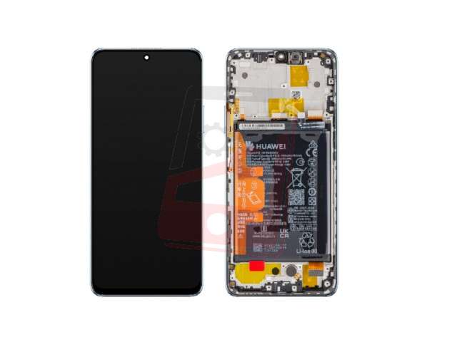 display cu rama si acumulator huawei nova y90 02355arh crystal blue service pack