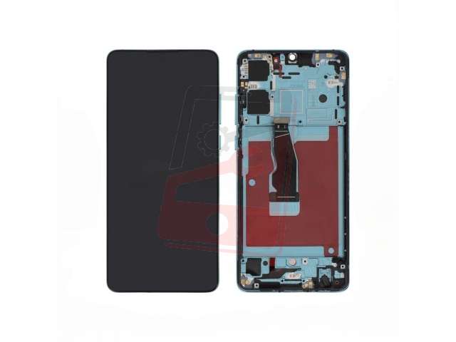 display cu touchscreen si rama huawei p30 oled aurora blue