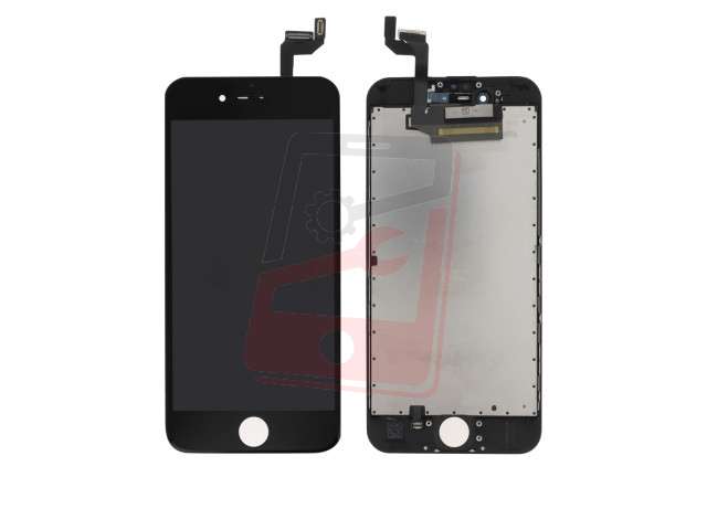 Display cu touchscreen si rama Apple iPhone 6S, Negru,