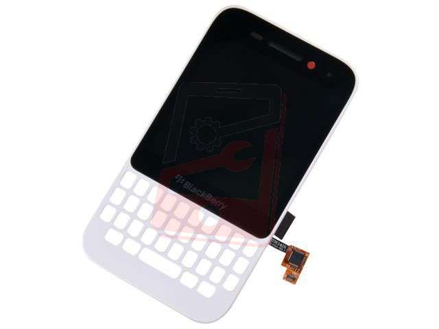 display cu touchscreen si rama blackberry q5 versiunea 001111 alb original