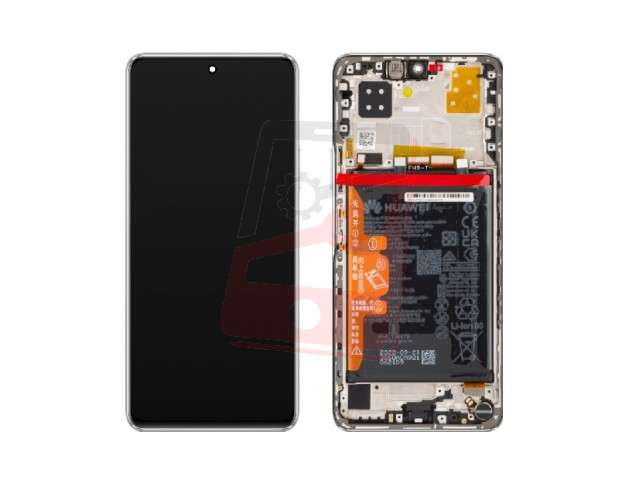 display cu touchscreen si rama huawei nova 9 se jln-lx1 jln-lx3 pearl white 02354uwa hb426493efw