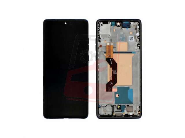 Display cu touchscreen si rama Motorola Moto Edge 60, 5D68C29943, Blue, OEM