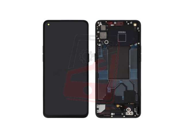 display cu touchscreen si rama oppo reno6 5g black oled