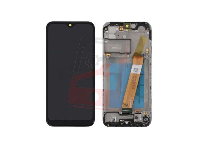 Display cu touchscreen si rama Samsung Galaxy A01, SM-A015F, GH81-18209A, Service Pack