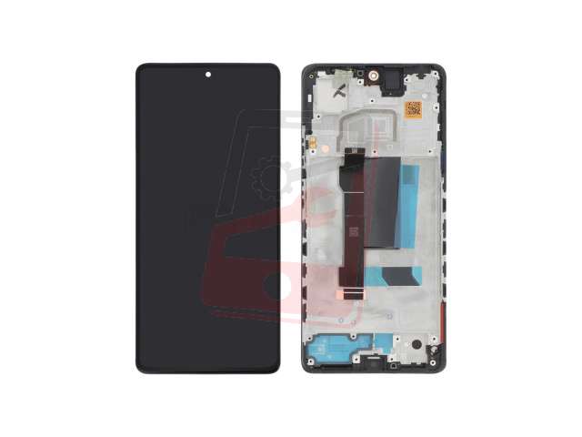 Display cu touchscreen si rama Xiaomi Poco X5 Pro, Black, OEM, 5600010M2000