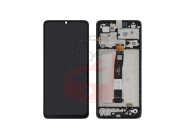 display cu touchscreen si rama xiaomi redmi 12c black oem service pack