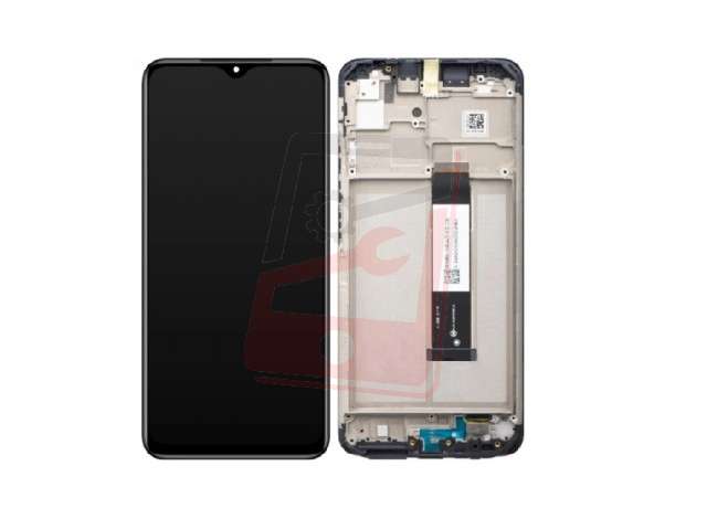 Display cu touchscreen si rama Xiaomi Redmi 9T , Poco M3, Carbon Gray