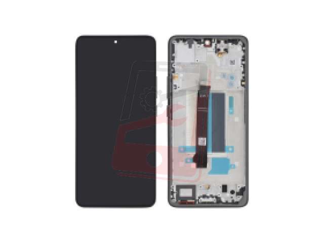Display cu touchscreen si rama Xiaomi Redmi Note 13 Pro+ 5G, Black, OEM, Service Pack