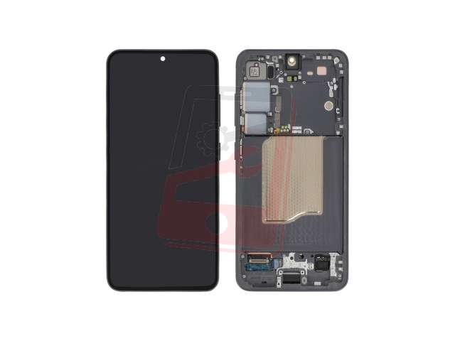 display samsung galaxy s25 sm-s931b black oem service pack gh82-36329e