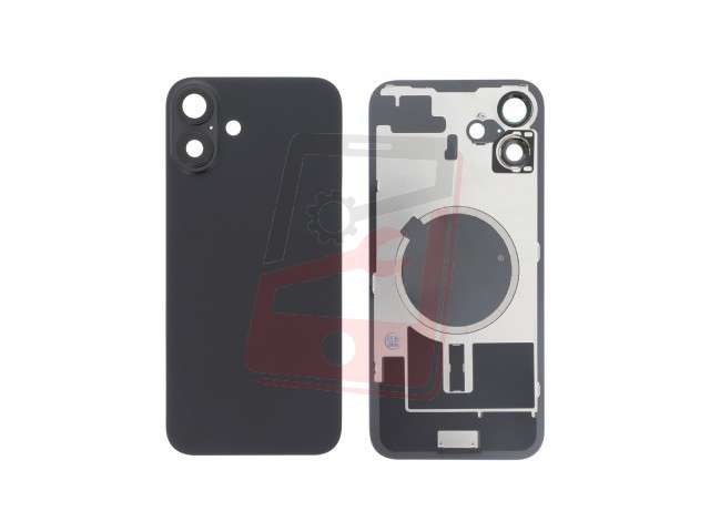 inlocuire capac sticla spate iphone 16 plus black
