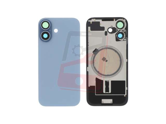 inlocuire capac sticla spate iphone 17 mist blue