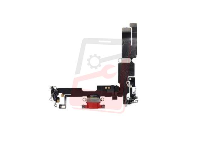 modul incarcare cu mufa si microfon iphone 14 red