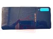 Capac baterie Samsung SM-A750F Galaxy A7 2018 albastru din sticla