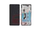 display cu touchscreen si rama motorola moto g85 5g xt2427 urban grey oem 5d68c24854