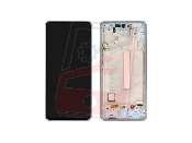 display cu touchscreen si rama samsung galaxy a53 5g sm-a536b blue original service pack
