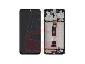 display cu touchscreen si rama xiaomi redmi 12c black oem service pack