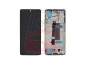 display cu touchscreen si rama xiaomi redmi note 13 pro 5g midnight black oem service pack